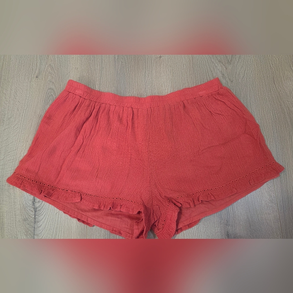 Indigo Rein High Waist Brown Shorts with Flowy Design